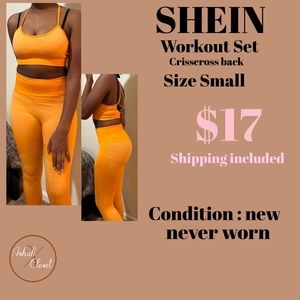 Shein workout set